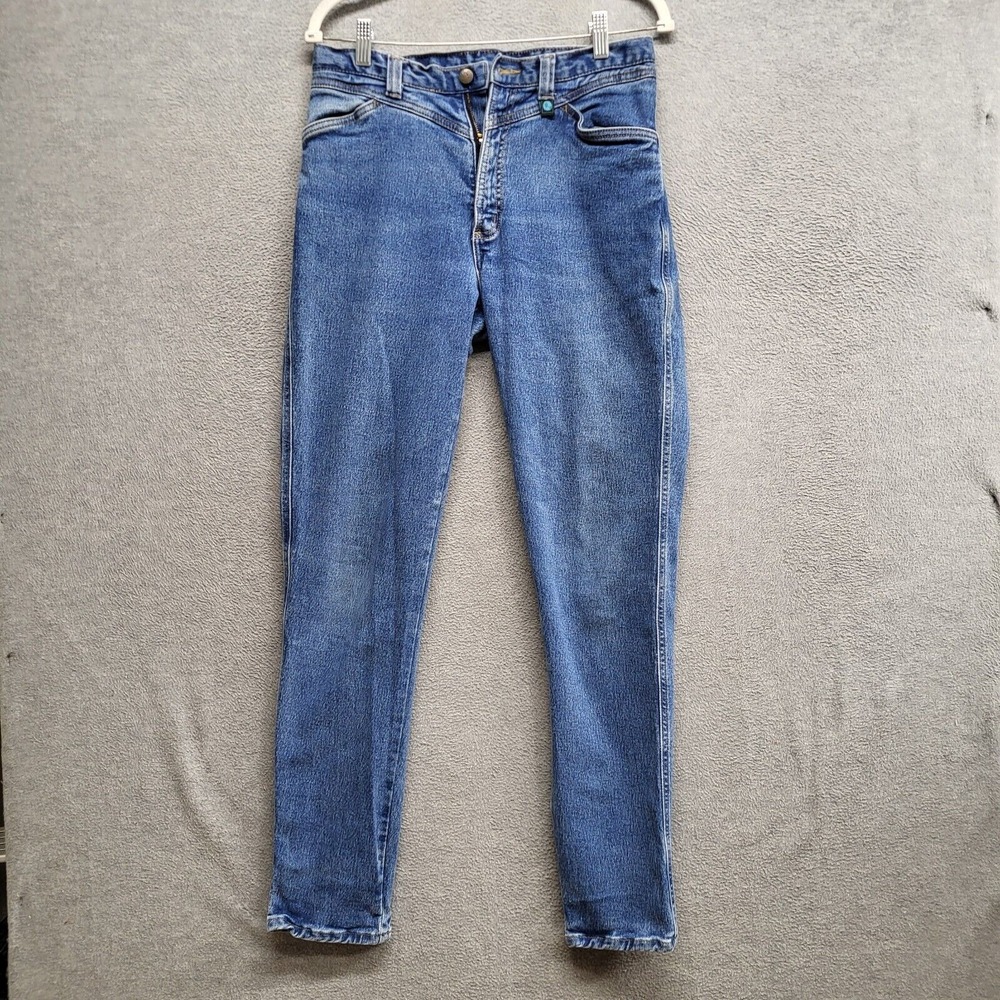 VINTAGE Rockies World Brand Women Jeans 13 Blue Mom High Rise Made‎ In USA